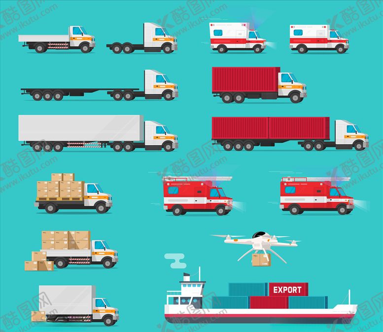 编号：42243910181401588222【酷图网】源文件下载-物流运输