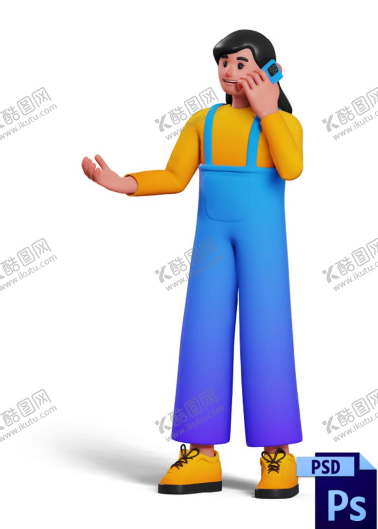 编号：19586409282216323821【酷图网】源文件下载-打电话的女孩职员