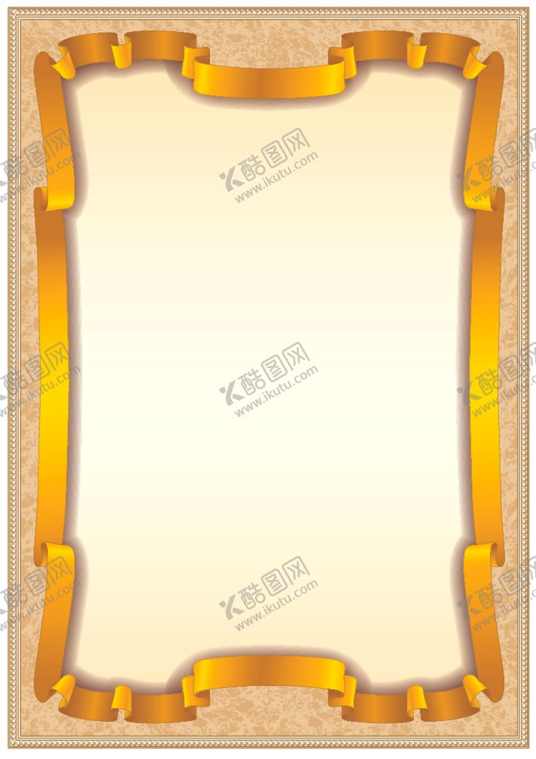 编号：10389007070110088950【酷图网】源文件下载-证书模板