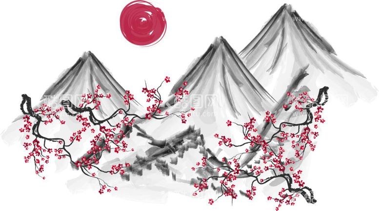 编号：94759011261114141056【酷图网】源文件下载-水墨山水国画