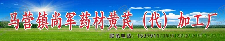 编号：89604101171839296501【酷图网】源文件下载-药材黄芪门头