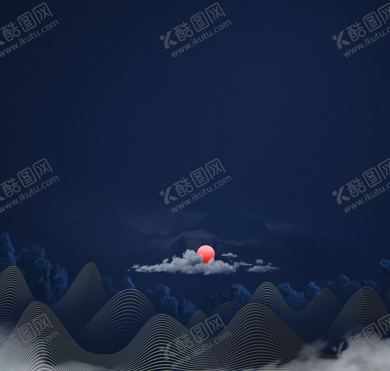编号：49421506272205396895【酷图网】源文件下载-山水画背景墙