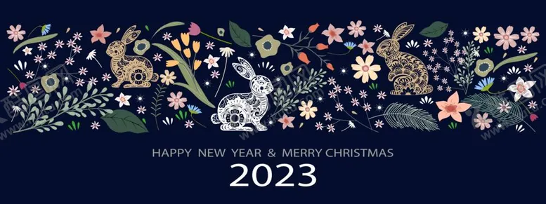编号：89047210060015444316【酷图网】源文件下载-2023圣诞元旦背景
