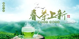 中国风韵味茶叶意境春茶上市海报