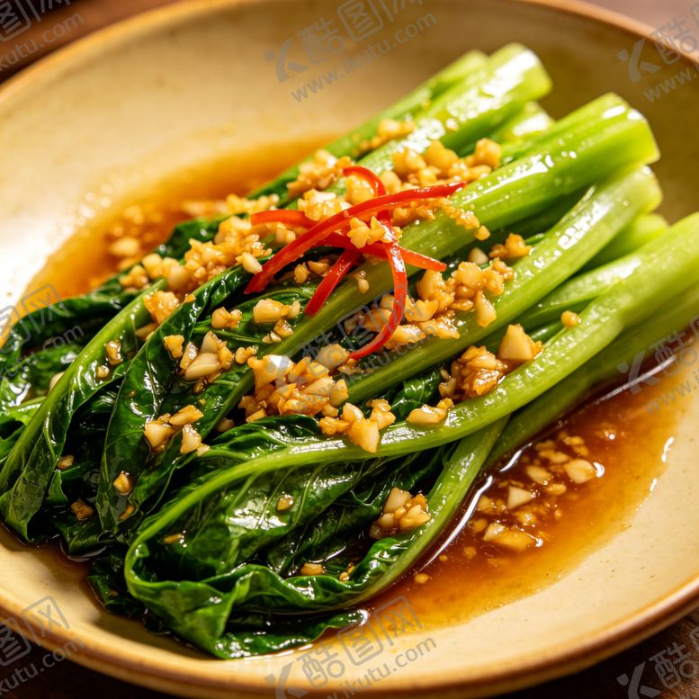 编号：95801306121505126071【酷图网】源文件下载-蒜蓉青菜