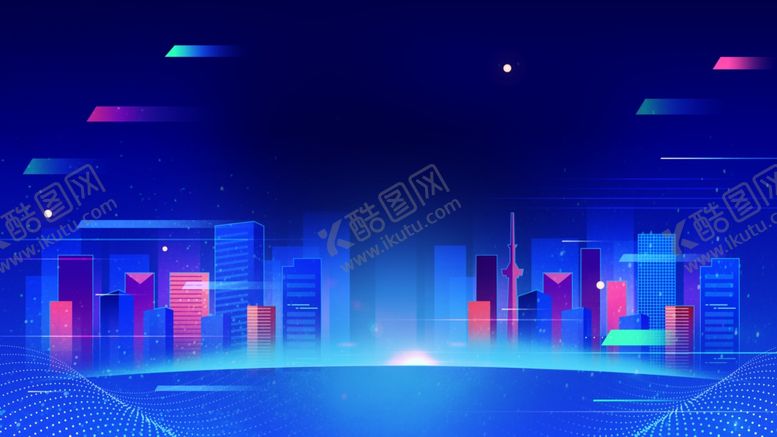编号：69997801290401406112【酷图网】源文件下载-城市科技背景