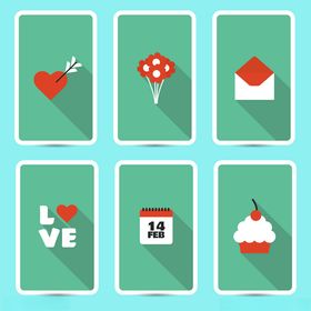 咖啡主题创意图标集合