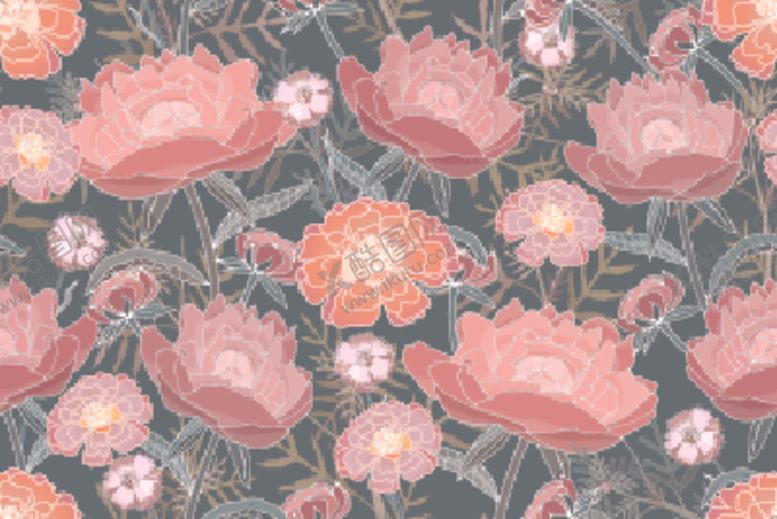 编号：81269109171446312234【酷图网】源文件下载-无缝花纹花