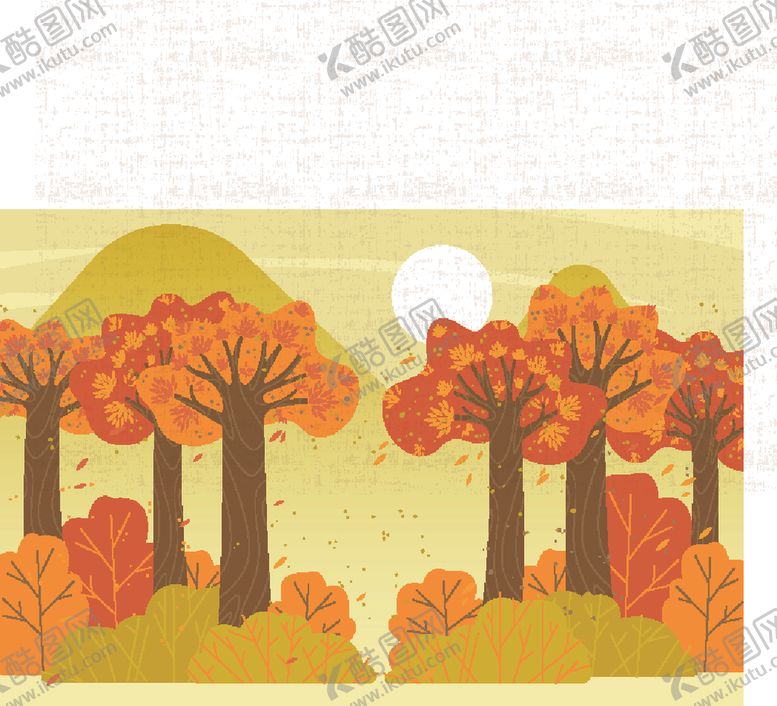 编号：15401209110541485371【酷图网】源文件下载-卡通秋景
