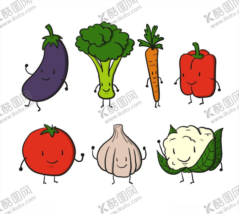 编号：92809910141954134453【酷图网】源文件下载-矢量蔬菜