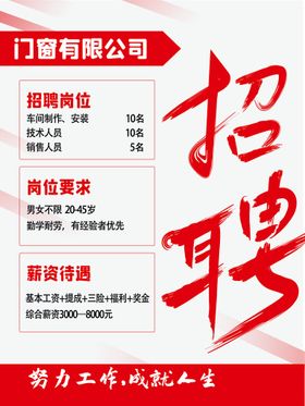 海报 招聘 招募 文字