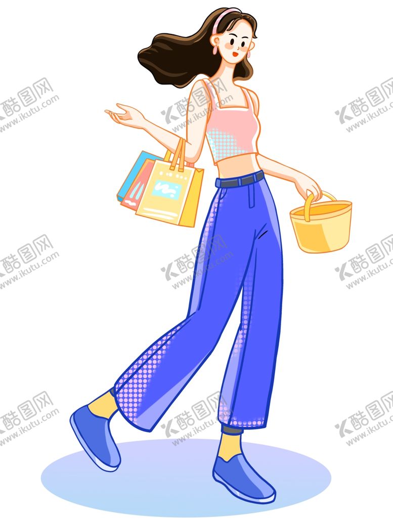 编号：67406604042357516150【酷图网】源文件下载-快乐购物的时尚女性