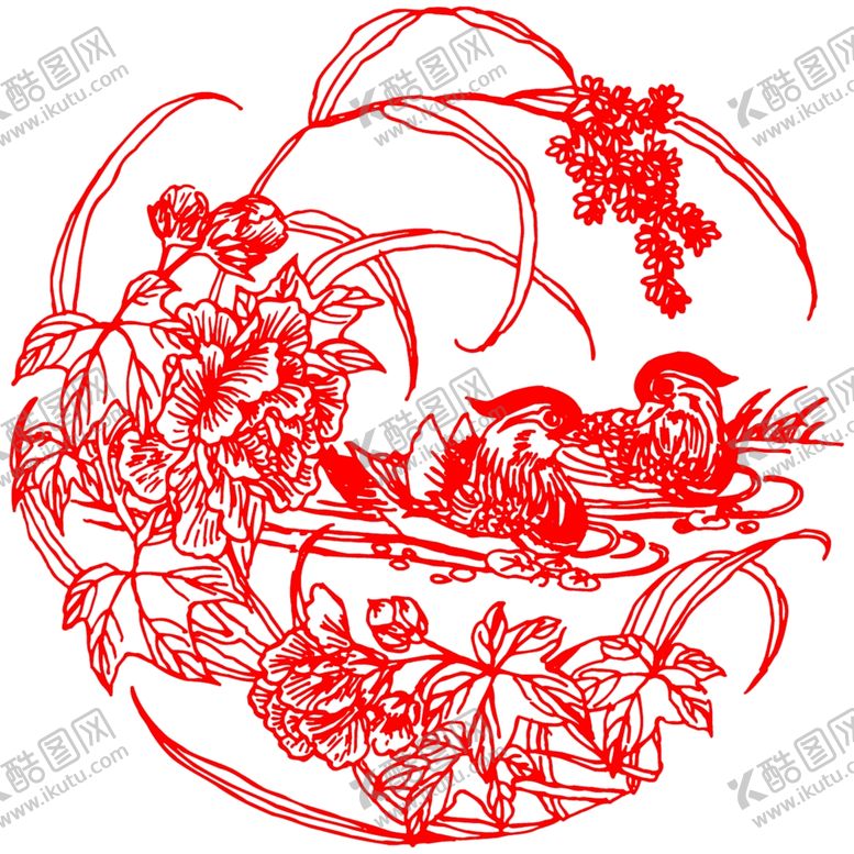 编号：24070110021017119092【酷图网】源文件下载-鸳鸯