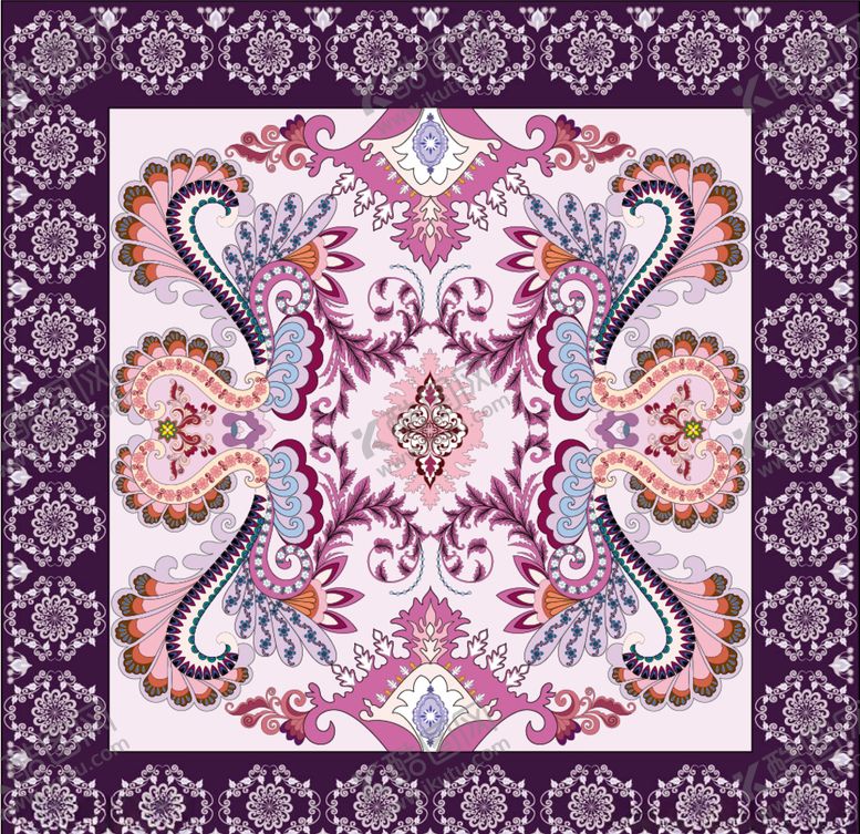 编号：81368710092254182374【酷图网】源文件下载-丝巾图案