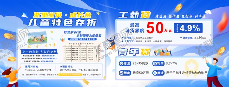 编号：47257109072209098731【酷图网】源文件下载-金融产品主视觉活动展板