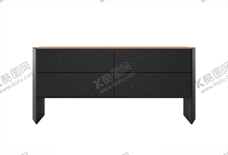 编号：36865006181655497233【酷图网】源文件下载-3D边柜模型电视柜模型