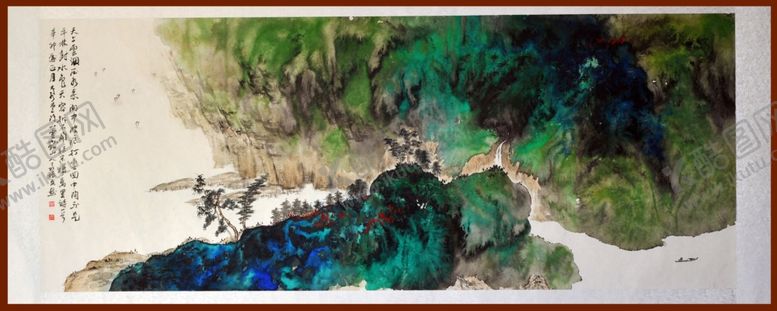 编号：55803710061048342369【酷图网】源文件下载-国画山水