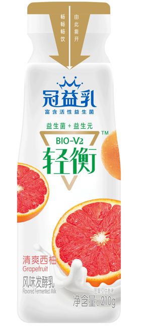 蒙牛冠益乳轻衡清爽西柚210g