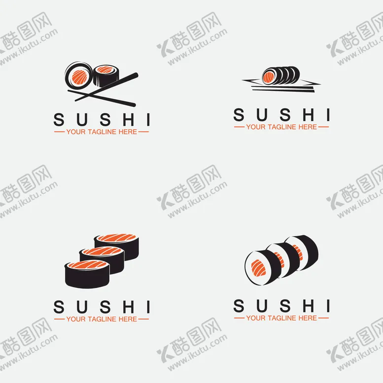编号：80669110231409352615【酷图网】源文件下载-寿司logo