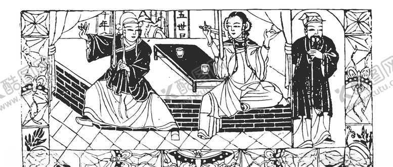 编号：23477109202257379811【酷图网】源文件下载-镂空花图案