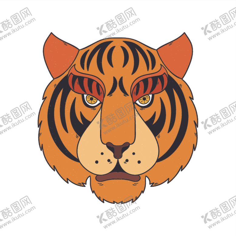 编号：86079706161257319854【酷图网】源文件下载-卡通老虎