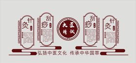 中医文化墙 中医馆 