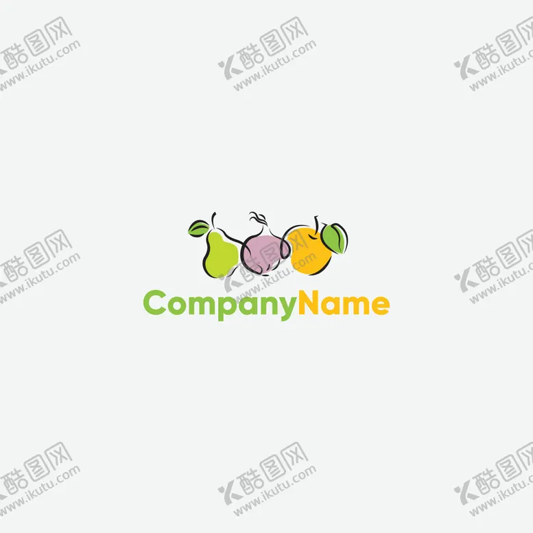 编号：84132009262007381594【酷图网】源文件下载-果蔬logo
