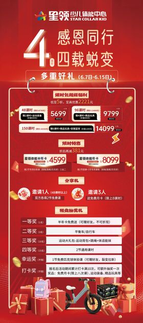 暑期篮球运动班周年庆海报