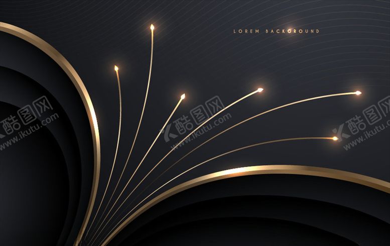 编号：77395710310207545523【酷图网】源文件下载-金色抽象背景