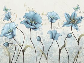 创意国潮装饰画图片鲜花动物东方海报复古