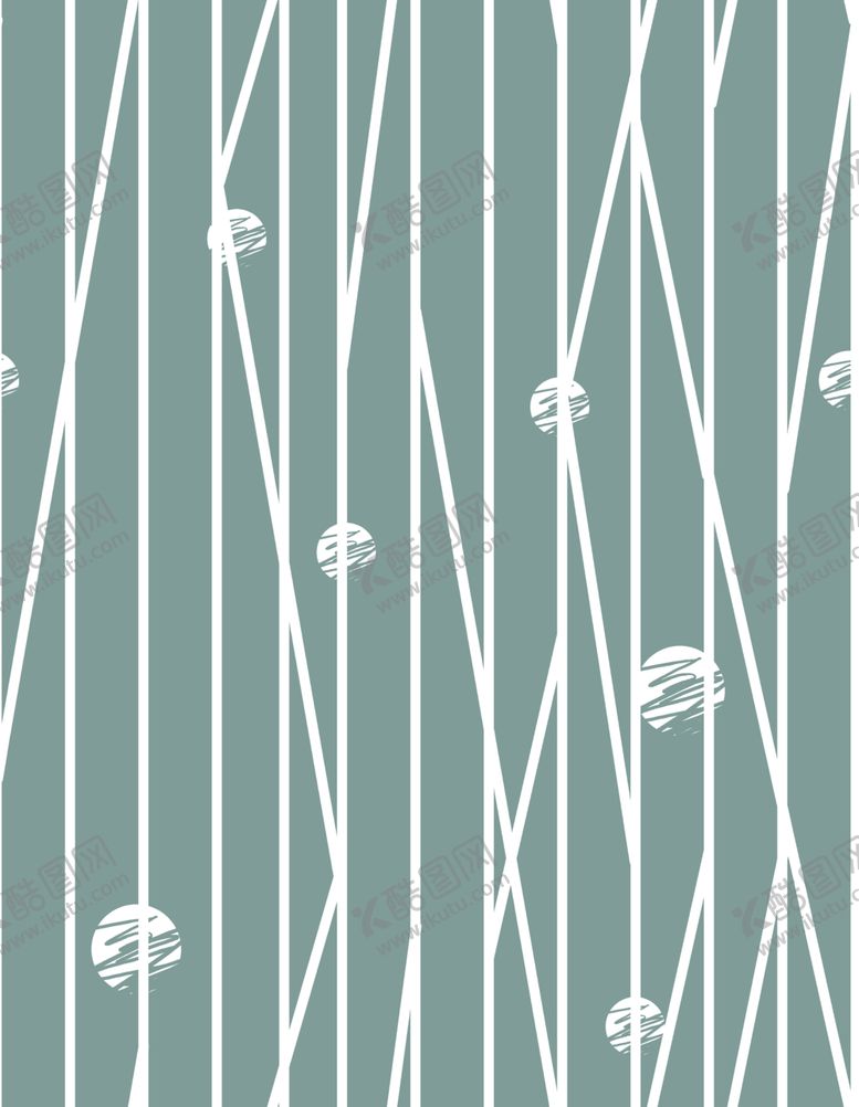 编号：66440204031916547003【酷图网】源文件下载-浅绿条纹底白色花卉图案