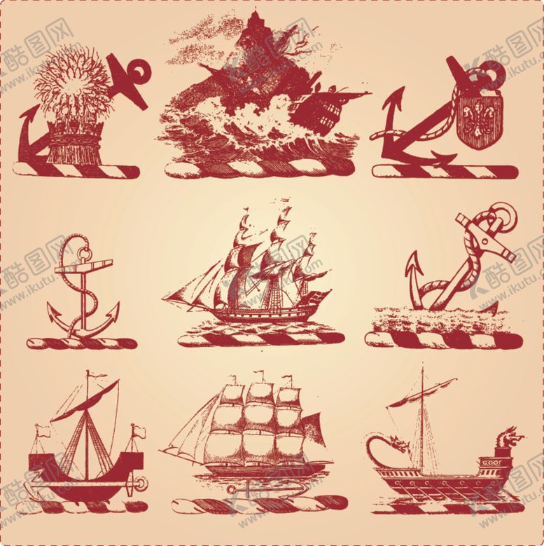 编号：93464009290443414678【酷图网】源文件下载-航海元素