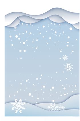 冬天雪花背景