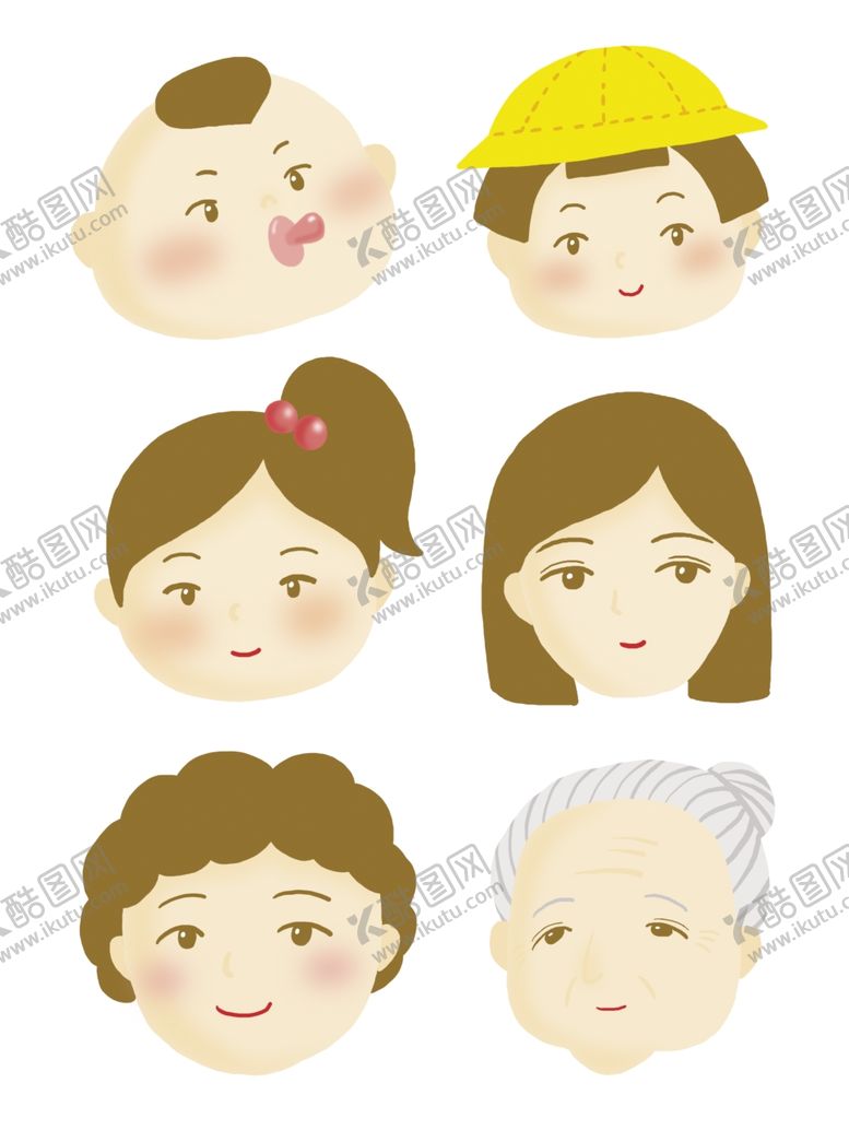 编号：32972111010733026714【酷图网】源文件下载-卡通头像