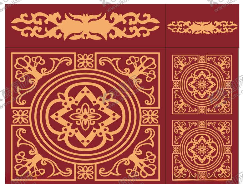 编号：14215311010850034443【酷图网】源文件下载-中国风花纹