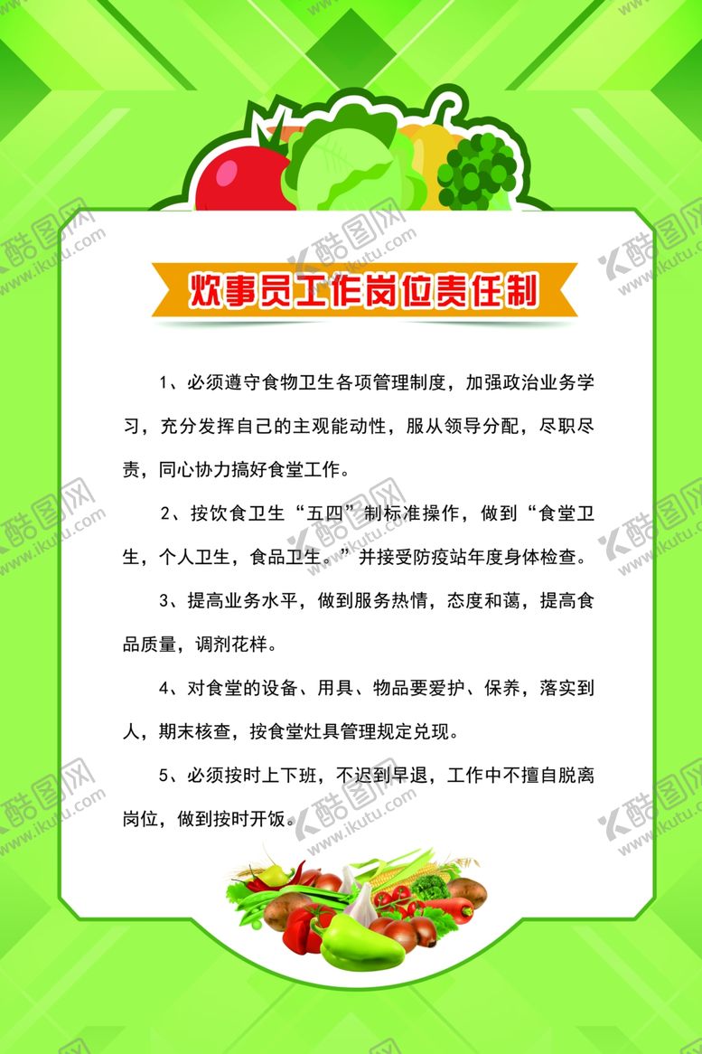 编号：72721207071327319924【酷图网】源文件下载-食堂制度牌