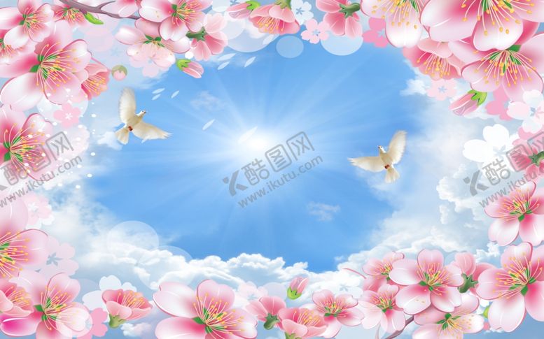编号：60974105101041333218【酷图网】源文件下载-天花吊顶壁画