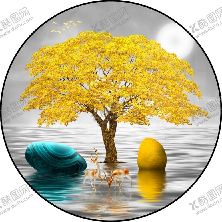 编号：10375306270850371656【酷图网】源文件下载-轻奢装饰画图片