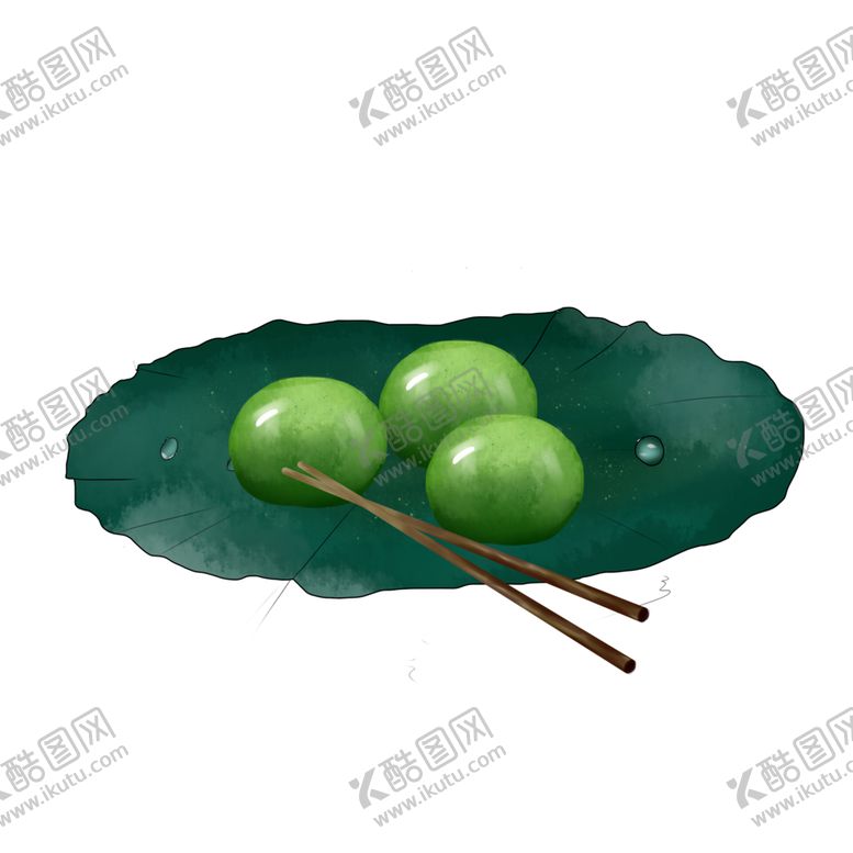 编号：74172107061245426603【酷图网】源文件下载-清明青团素材