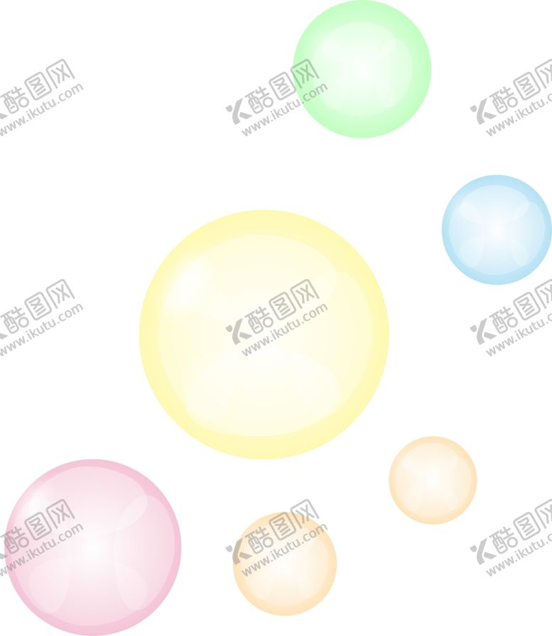 编号：73146907052235178285【酷图网】源文件下载-七彩泡泡