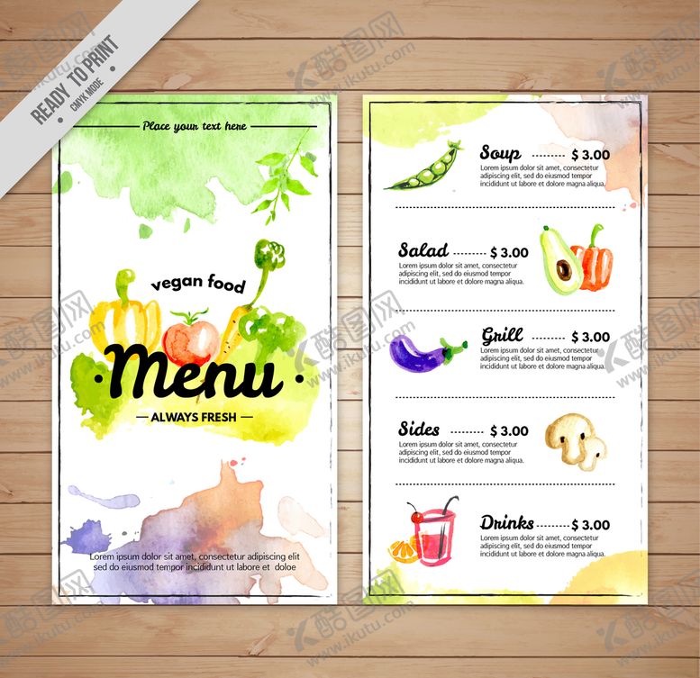 编号：71314410090742121913【酷图网】源文件下载-手绘果汁菜单