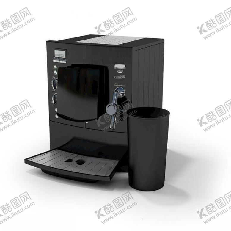 编号：72863502220735458171【酷图网】源文件下载-C4D模型咖啡机