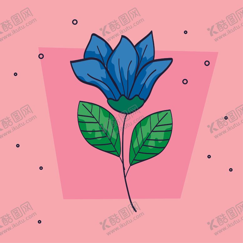 编号：94013403300407573485【酷图网】源文件下载-矢量手绘花朵
