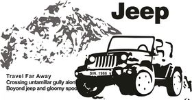 矢量吉普车JEEP