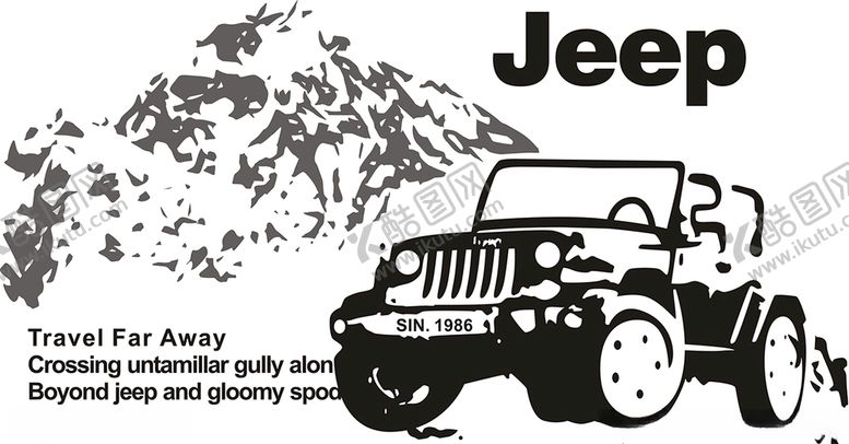 编号：60835307072146371725【酷图网】源文件下载-矢量吉普车JEEP