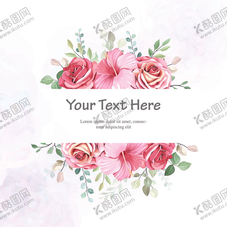 编号：73004106301043428238【酷图网】源文件下载-水彩花卉插画