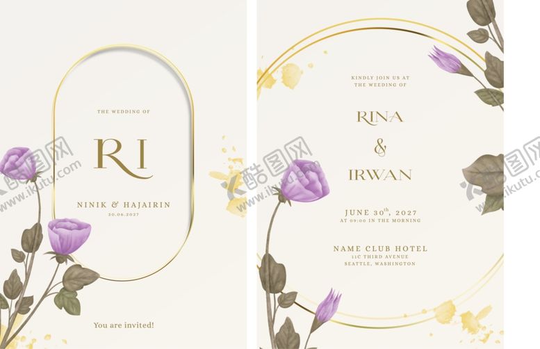 编号：98027910051904362196【酷图网】源文件下载-清新花卉贺卡