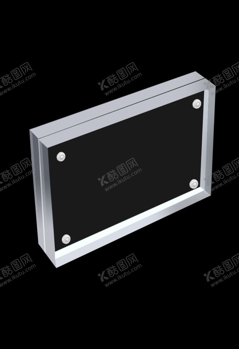 编号：81355809251016383858【酷图网】源文件下载-亚克力强磁台卡