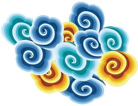 七彩玫瑰png