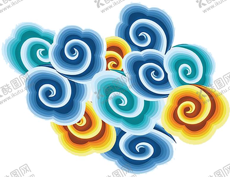 编号：42894309161109062019【酷图网】源文件下载-七彩祥云png